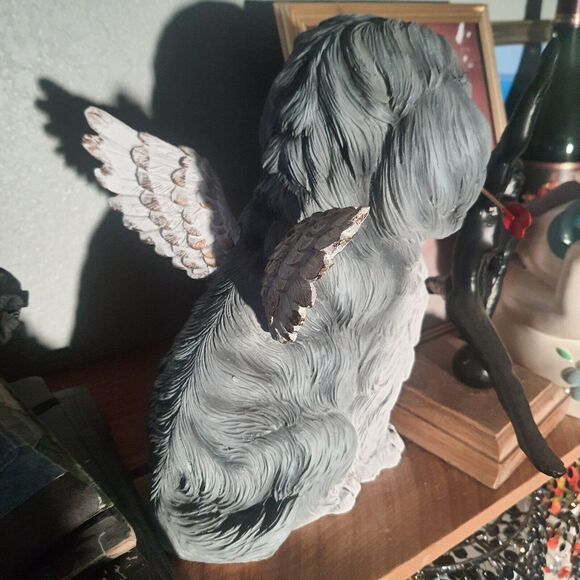 Valentines Day Cupid 10" Dog Shitzu Figurine Love Dan Dee Shelf Decor - Picture 6 of 7